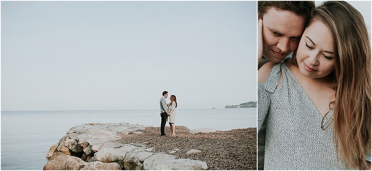 engagement session on the French Riviera